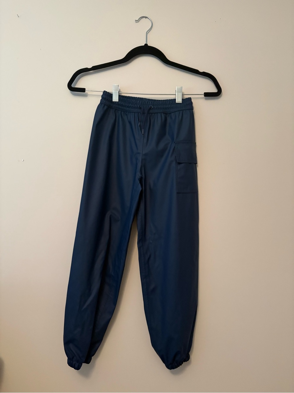 Hatley Kids Navy Blue Waterproof Rain Pants Size 7